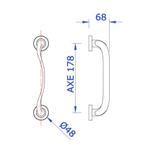 Load image into Gallery viewer, Onda Fixed Pull Handle - Doorware
