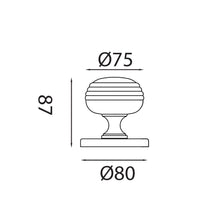Load image into Gallery viewer, Elena Fixed Pull Knob - Doorware
