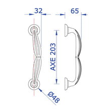 Load image into Gallery viewer, Elena Fixed Pull Handle - Doorware
