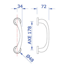 Load image into Gallery viewer, Kira Fixed Pull Handle - Doorware
