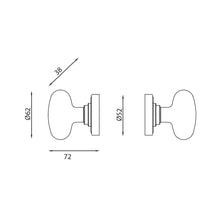 Load image into Gallery viewer, Ovale Operating Knob - Doorware
