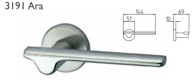 Parisi Ara Lever Handle